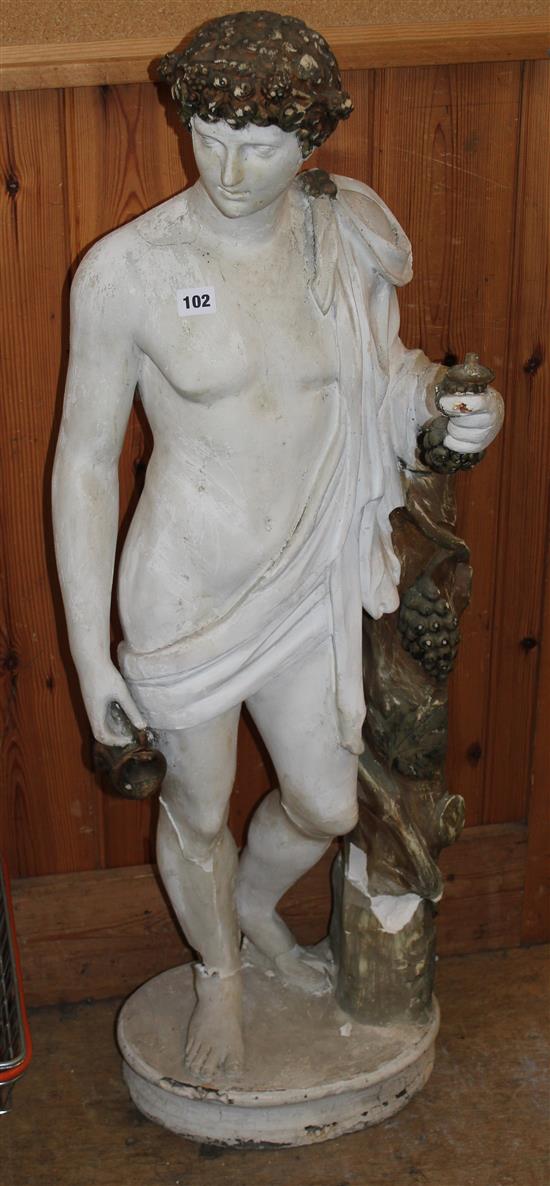 Classical plaster figure